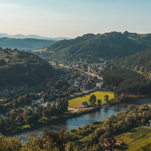 widoki Beskid Sądecki Rytro